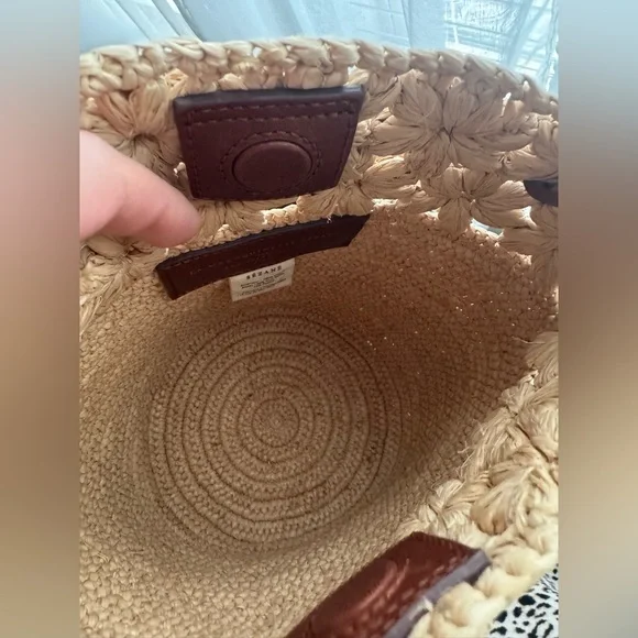 Sezane Josie Basket, Natural Flower Raffia - Picture 10 of 14